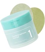 Numbuzin - No.1 - Centella Re-leaf Green Toner Pad - Zklidňující pleťové tampony s pupečníkem asijským - 70 ks / 190 ml