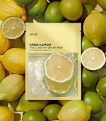 Anua - Green Lemon Vita C Blemish Serum Mask - Rozjasňující pleťová maska - 1ks/25ml