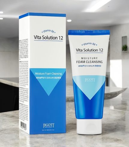 Jigott Vita Solution 12 Moisture Foam Cleansing 180 ml