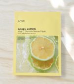 Anua - Green Lemon Vita C Blemish Serum Mask - Rozjasňující pleťová maska - 1ks/25ml
