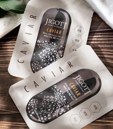 Jigott Caviar Real Ampoule Mask 27 ml