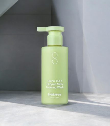 By Wishtrend Green Tea & Enzyme Milky Foaming Wash 140 mL