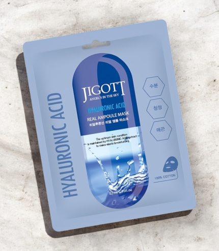 Jigott Hyaluronic Acid Real Ampoule Mask 27 ml