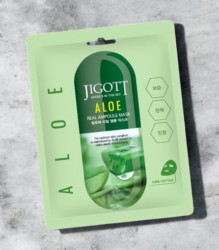 Jigott Aloe Real Ampoule Mask 27 ml