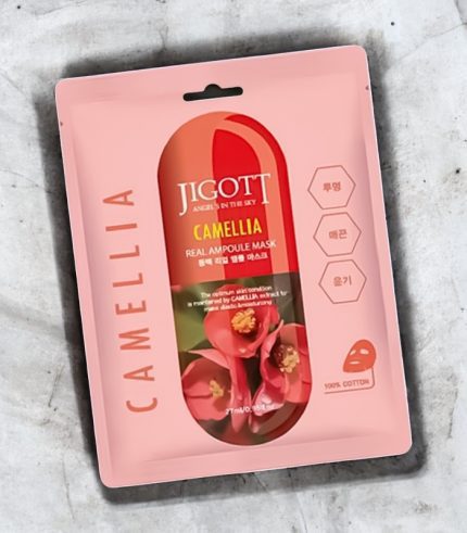 Jigott Camellia Real Ampoule Mask 27 ml