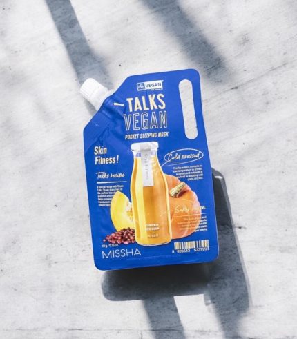 Missha - Talks Vegan Squeeze Pocket Sleeping Mask Skin Fitness