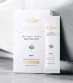 d'Alba - Waterfull Vegan Sleeping Pack - Hydratační noční maska na obličej - 12x4ml
