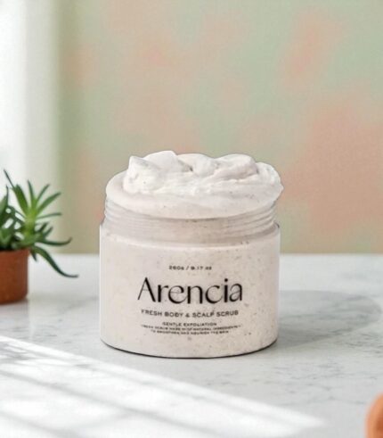 ARENCIA-FRESH-CLOUD-SCRUB-WHITE-TEA-NEROLI-260G