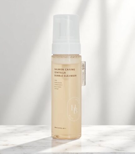 heveblue Salmon Caring Centella Bubble Cleanser