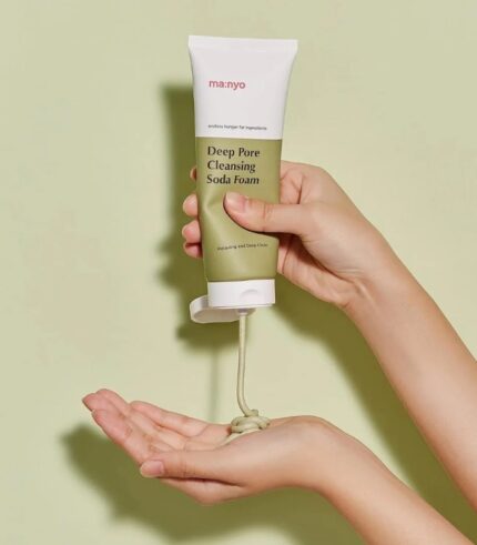 manyo deep pore cleansing soda foam