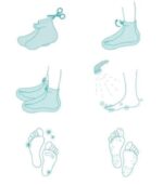 the face shop smile foot peeling jelly mask