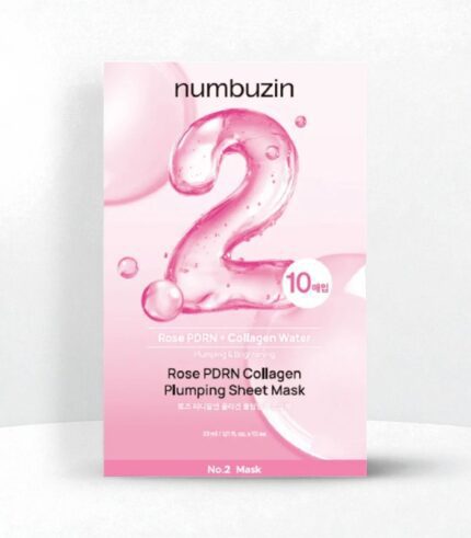 Numbuzin No.2 Rose PDRN Collagen Plumping Sheet Mask