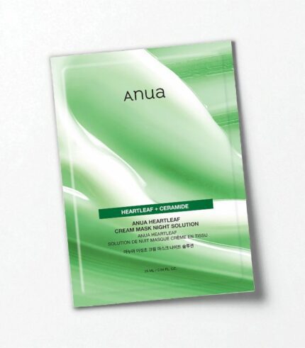 ANUA HEARTLEAF CREAM SHEET MASK NIGHT SOLUTION 25ml