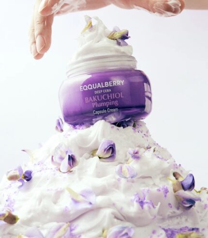 EQQUALBERRY BAKUCHIOL PLUMPING CAPSULE CREAM 50ML