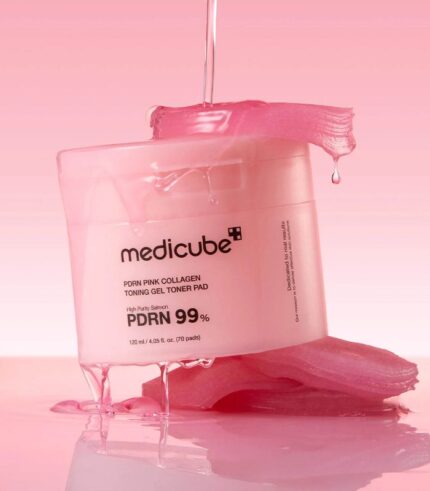 Medicube - PDRN Pink Collagen Toning Gel Toner Pad