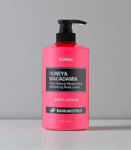 kundal basil and citrus body lotion