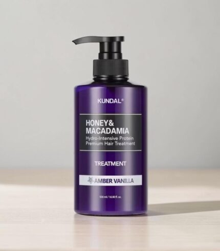 KUNDAL – Honey & Macadamia Protein Treatment, Amber Vanilla, 500ml